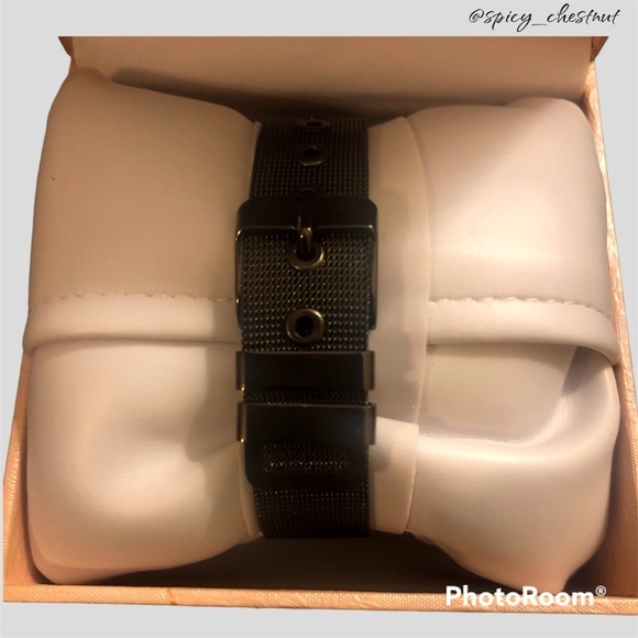 Ellen Tracy Gunmetal Watch